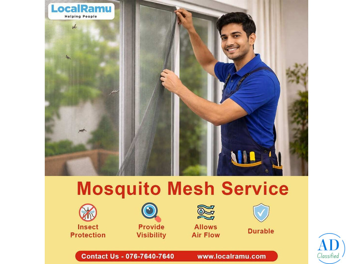Mosquito Mesh Service by LocalRamu with Skilled Professionals in Bangalore