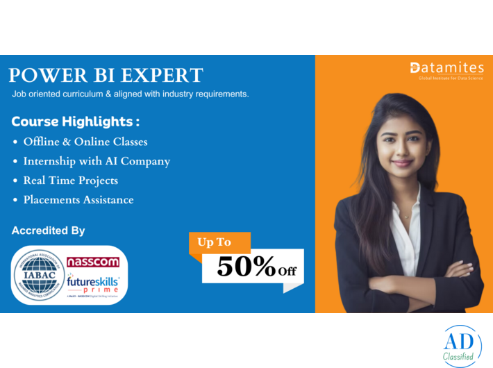Datamites Power BI classes in Bangalore