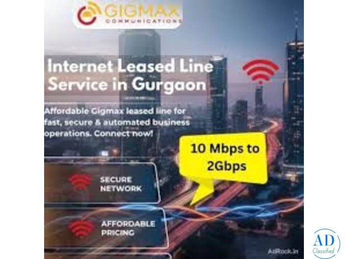 Leased Line in Gurgaon for Dedicated & Secure Business Internet