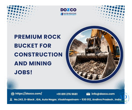 Heavy-Duty Rock Bucket for Tough Job Sites