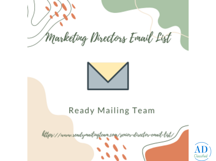 Drive High-Impact B2B Campaigns with Our Marketing Directors Email List