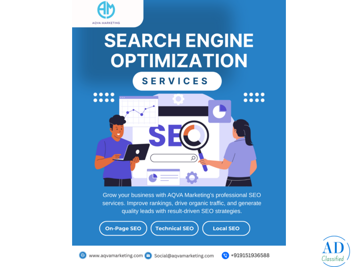 Professional SEO Services That Drive Sustainable Growth – AQVA Marketing