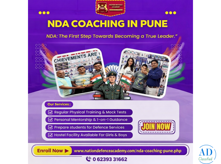 NDA 1 Year Foundation Program In Pune