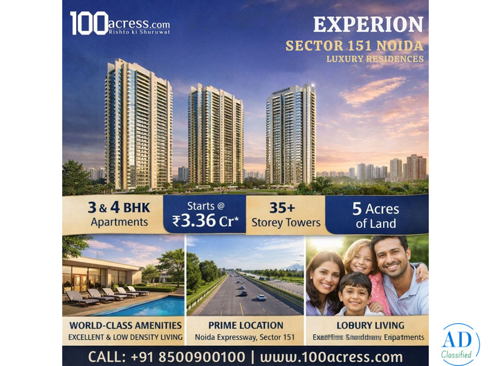 Experion Sector 151 Noida: A Thoughtfully Planned Residential Address