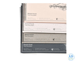 Medium Sketchbook Crafted with Handmade Paper | Bluecat Paper
