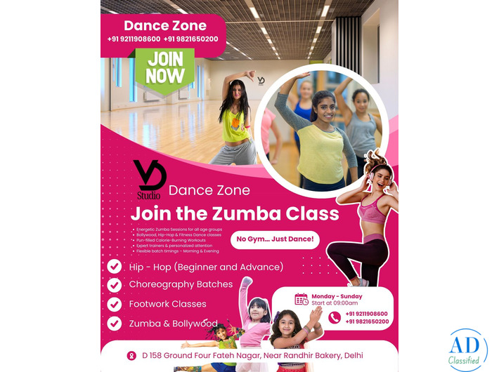 Vineet Dance Studio – Best Dance Classes in Tilak Nagar