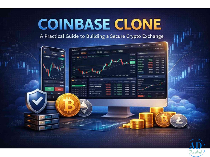 Enterprise-Ready Coinbase Clone Script for Crypto Startups