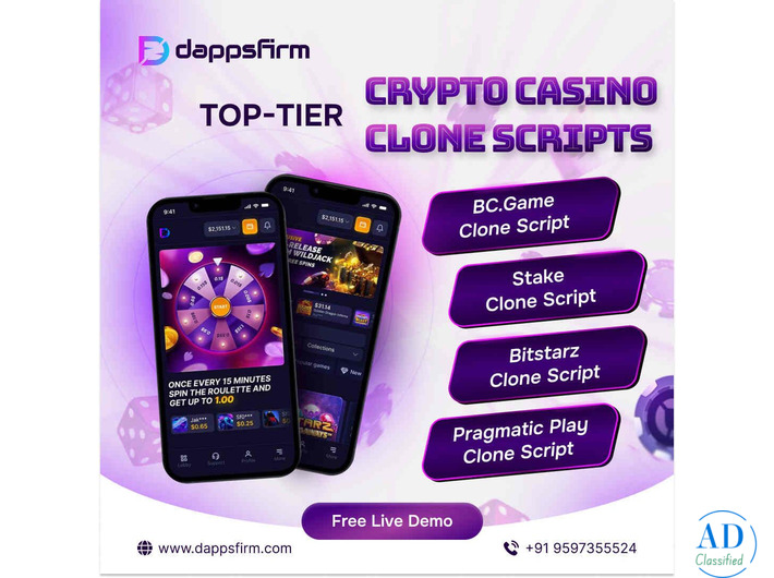 Crypto Casino Game Clone Script for Entrepreneurs Ready to Disrupt iGaming