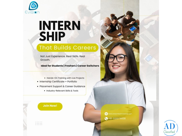 Internship That Builds Careers - Evision Technoserve