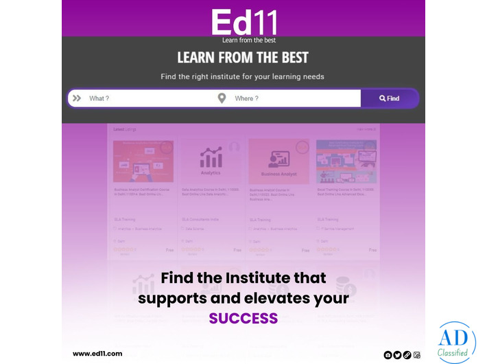 Where Learning Leads to Success - ED11