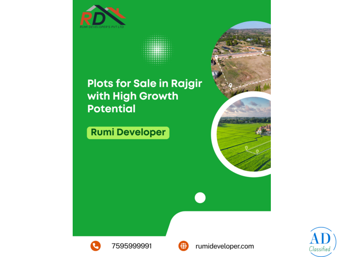 Plots for Sale in Rajgir with High Growth Potential | Rumi Developer