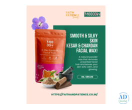 Smooth & Silky Skin — Kesar & Chandan Facial Wax!