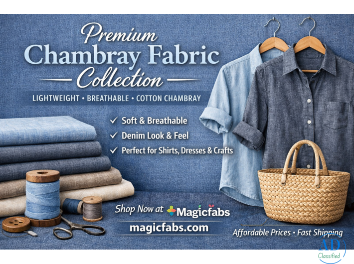 Premium Chambray Fabric Collection In India