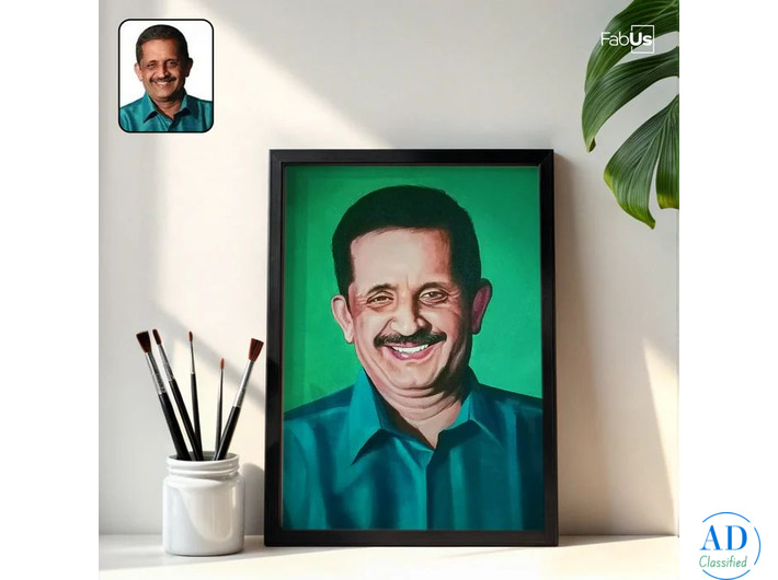 Custom Acrylic Portrait Painting by Skilled Artists