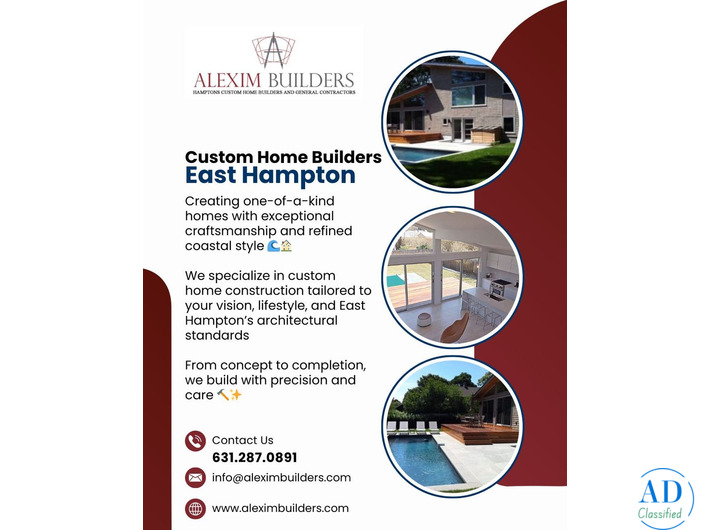 Custom home builders in east hampton