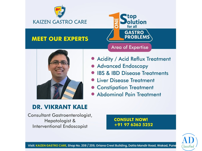 Best Gastroenterologist in Pune | Dr Kale’s Gastro Clinic