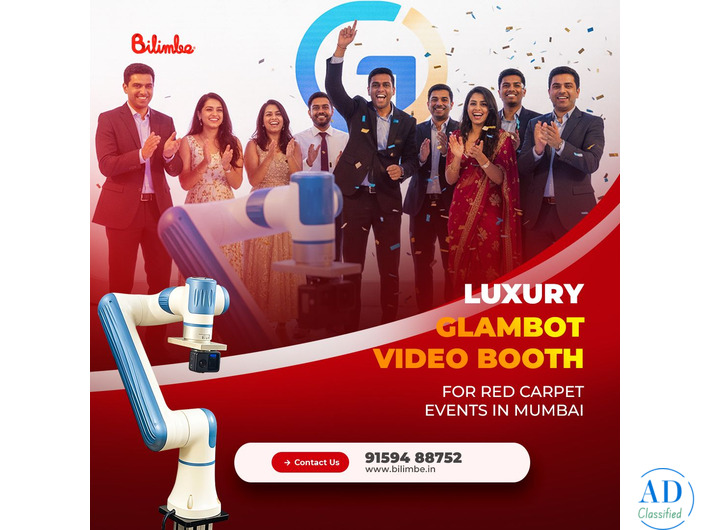 Luxury Glambot Video Booth for Red Carpet Events in Mumbai