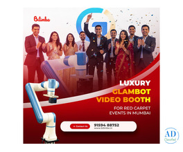 Luxury Glambot Video Booth for Red Carpet Events in Mumbai