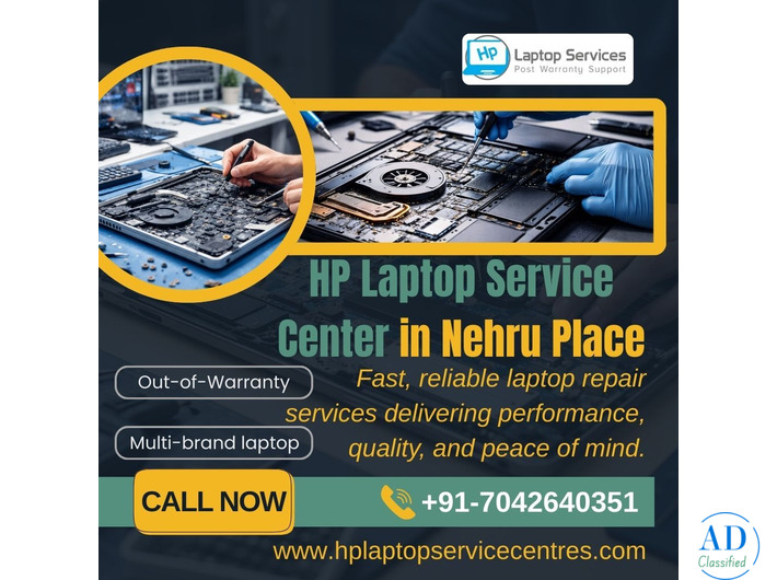 Trusted HP Laptop Service Center in Nehru Place