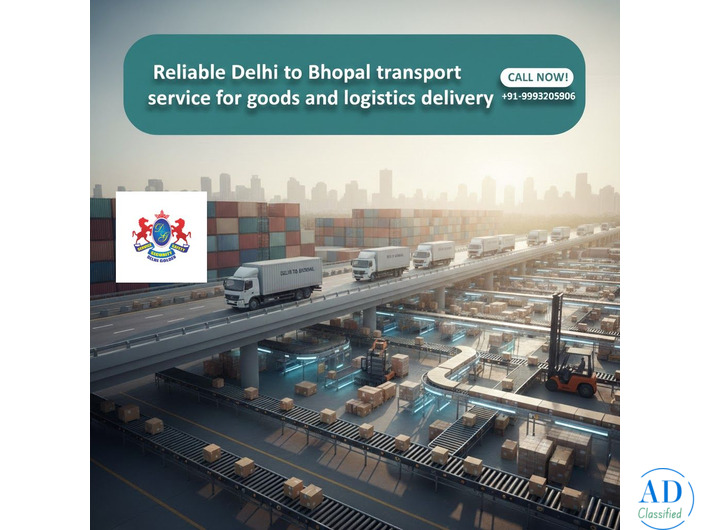 Delhi to Bhopal Transport Service | Book Now