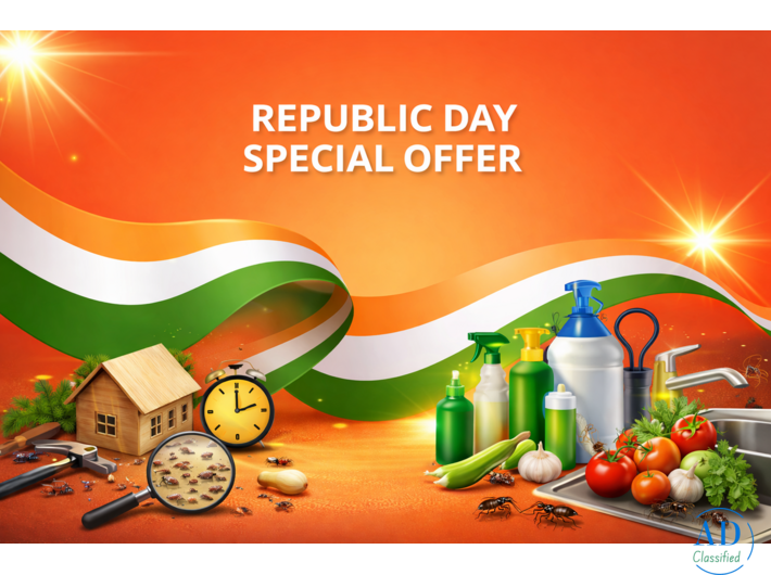 Republic Day Special: Buy Termite Control Get Free Kitchen Pest Treatment