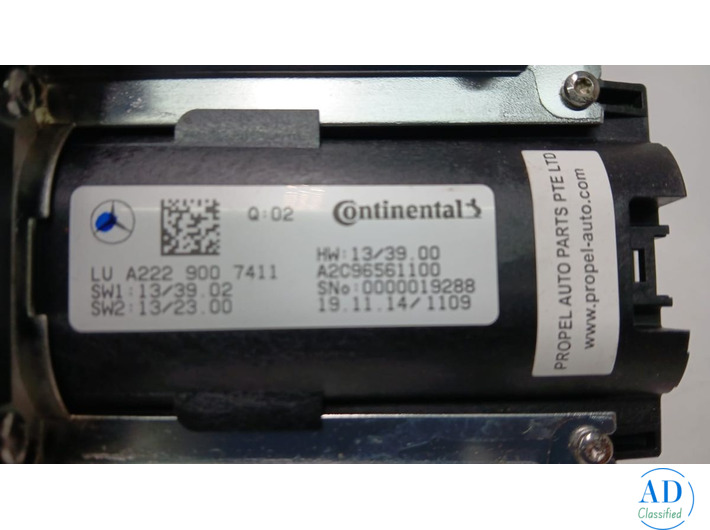 MERCEDES BENZ W222 S-CLASS 2014 CENTER CONSOLE TOUCH PAD CONTROL SWITCH