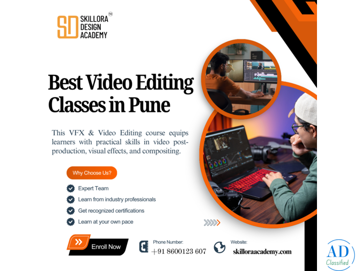 Video Editing Classes in Pune at Skillora Design Academy