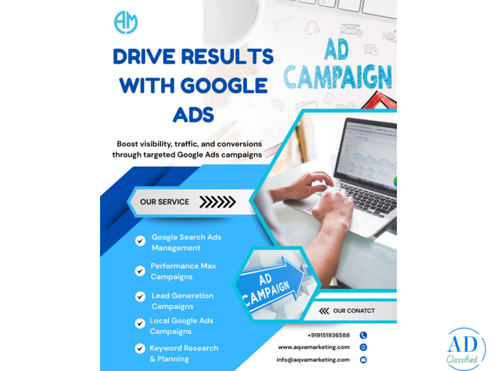 Data-Driven Google Ads That Maximize ROI – AQVA Marketing