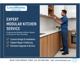 Modular Kitchen Service by LocalRamu with Skilled Professionals in Bangalore
