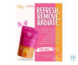 Orange Infused Full Body Hair Removal Powder