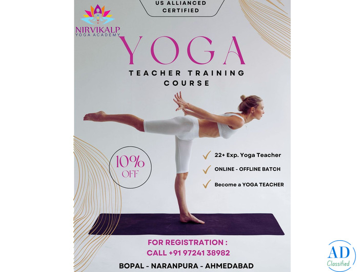 Nirvikalp Yoga Academy, Ahmedabad - Online Yoga Teacher Training Course in Ahmedabad