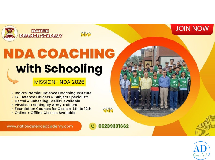 NDA Schooling Program after 10th in Chandigarh