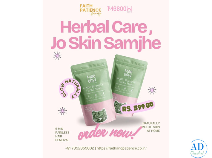 Gentle Herbal Facial Hair Removal for Naturally Smooth Skin