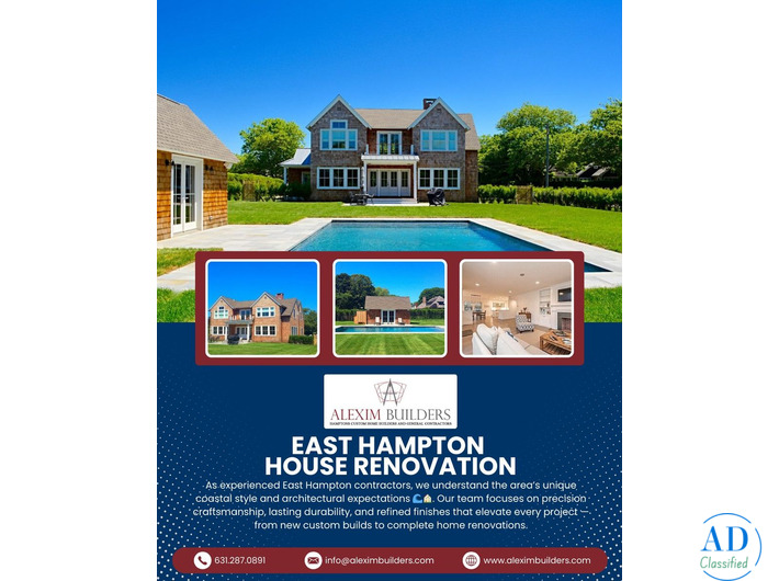 East Hampton house renovation