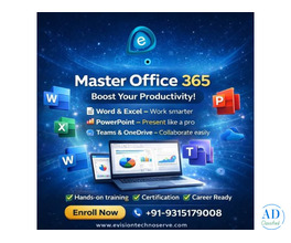 Office 365 System Administration Course - Boost Your Productivity - Evision Technoserve