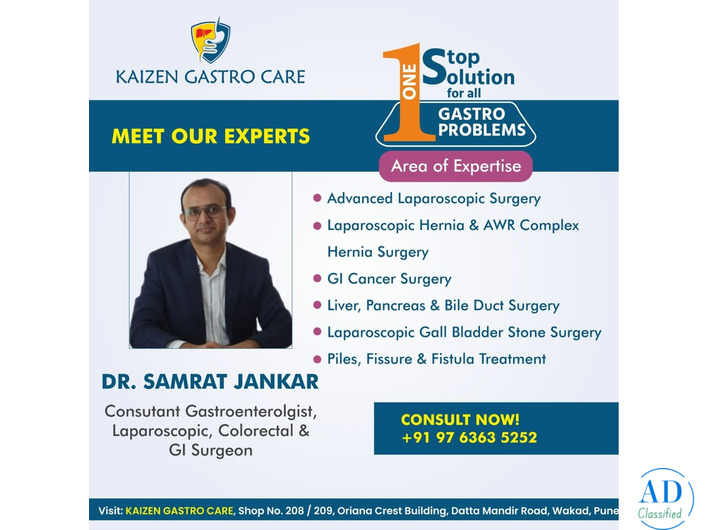 Best Gastroenterologist in PCMC – Kaizen Gastro Care