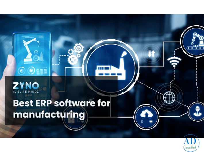 Best Manufacturing ERP Software At ZYNO By Elitemindz – Streamline Production & Boost Efficiency