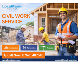Civil Works Service by LocalRamu with Skilled Professionals in Bangalore