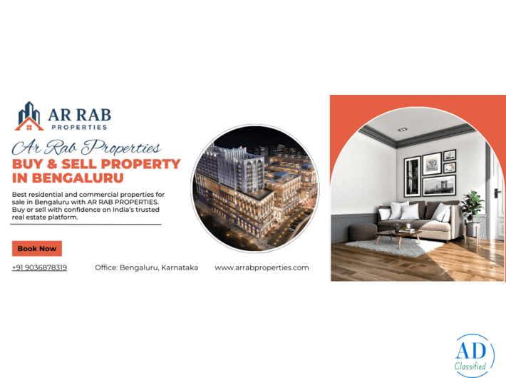 Bengaluru Real Estate Guide: Residential & Commercial Properties by Ar Rab Properties