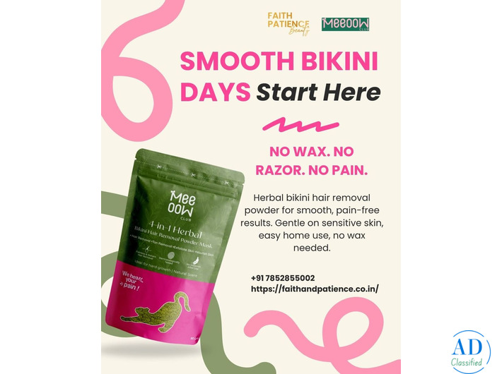 Herbal Bikini Wax – Pain-Free Hair Removal