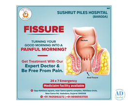 Advanced Anal Fissure Treatment at Sushrut Piles Hospital