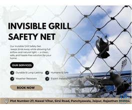 Best Invisible Grill Safety Net Installation in Jaipur