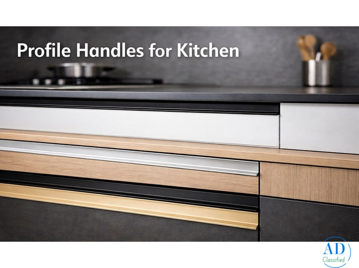Modern Profile Handles for Kitchen | Sleek Aluminium Style