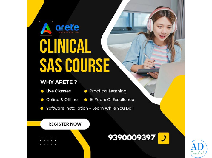 Clinical SAS Course - Live Online & Offline Training