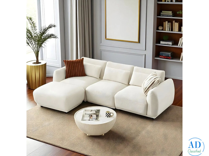 4 – Piece Upholstered Sectional Sofa