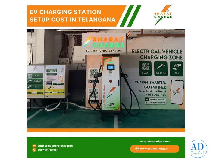 EV Charging Station Setup Cost in Telangana