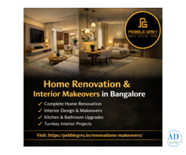 Home Renovation & Interior Makeovers in Bangalore