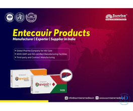 Entecavir Products Manufacturer Supplier and Exporter for Global Healthcare