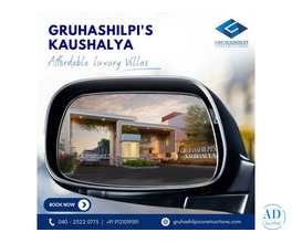 Ready to Move 4bhk Villas Near Kompally Hyderabad For Sale - Gruhashilpiconstructions