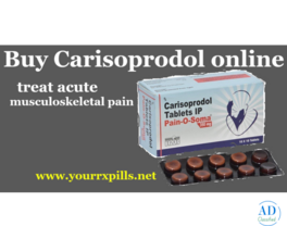 Buy Carisoprodol online treat acute musculoskeletal pain